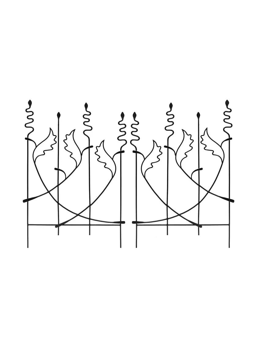achla acanthus fence trellis achla acanthus fence trellis