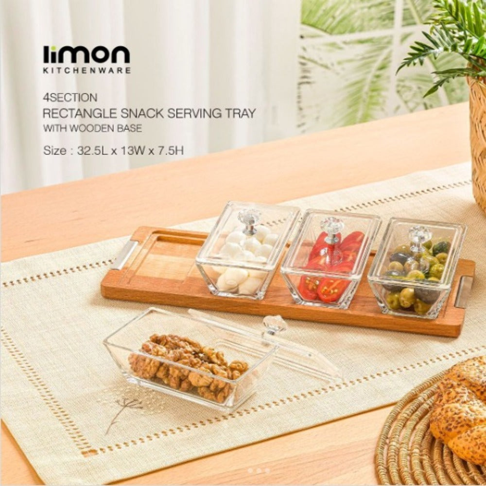 duodelight wooden base server with covered dishes by limon duodelight wooden base server with covered dishes by limon